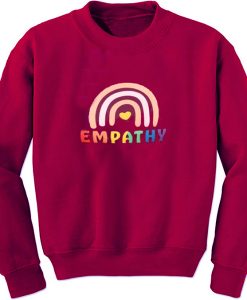 Empathy Rainbow crewneck Sweatshirt