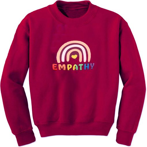 Empathy Rainbow crewneck Sweatshirt