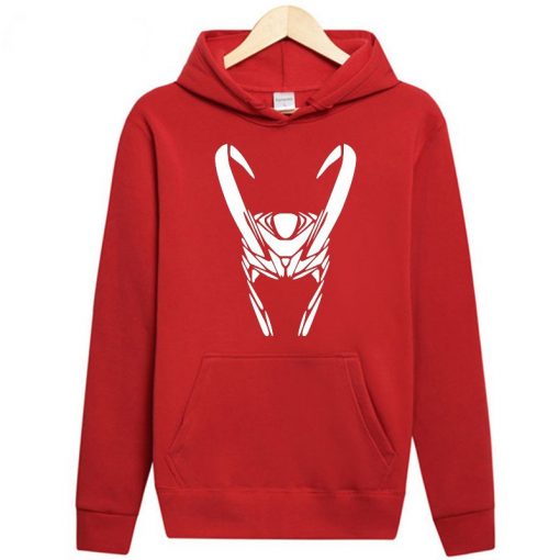 Loki helmet Loki's Army hoodie