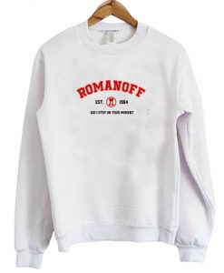 Romanoff Black Widow Est 1984 Sweatshirt