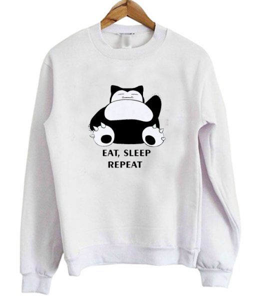 Snorlax Eat Sleep Repeat Sweatshirt