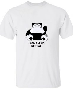 Snorlax Eat Sleep Repeat T Shirt