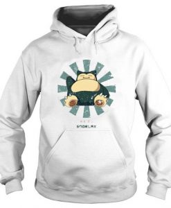 Snorlax Retro Hoodie Pullover