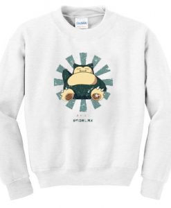 Snorlax Retro Hoodie Sweatshirt