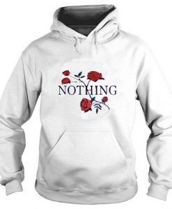 Nothing rose hoodie pullover