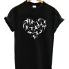 Pole Dancing Heart T Shirt