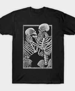 Skeleton The Lovers T Shirt