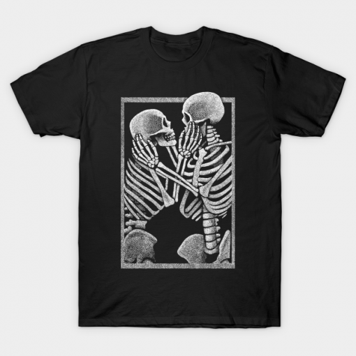 Skeleton The Lovers T Shirt