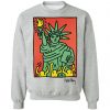 Statue liberty keith haring sweatshirt