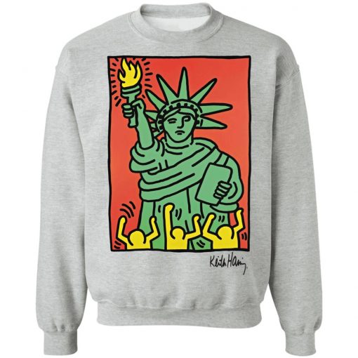 Statue liberty keith haring sweatshirt