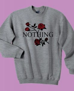 nothing rose Crewneck sweatshirt