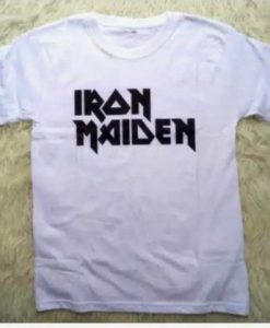 Iron Maiden T shirt white