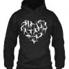 Pole Dance heart Hoodie