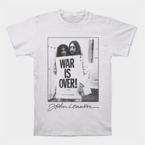 War Is Over T Shirt John lennon