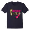 Birthday Queen T shirt black