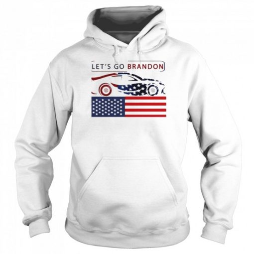 Lets Go Brandon american Flag hoodie