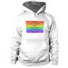 Rainbow Life Healing Sun Nature Harmony Spirit Hoodie