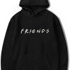 friends hoodie black