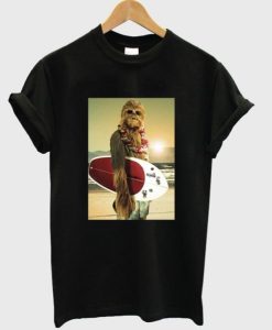 Chewbacca Surfing T Shirt