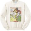 Courage The Cowardly Dog Cream Sweatshirt