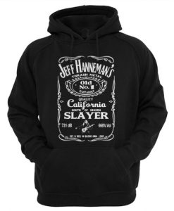 Jeff Hanneman’s Thrash Metal California South of Heaven Slayer Hoodie