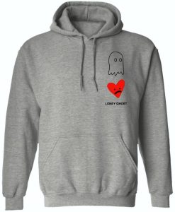 Lonely Ghost heart stack hoodie