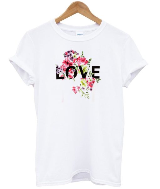 Love Floral Charming T Shirt