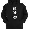 Mickey Hand Rock Paper Scissors Hoodie