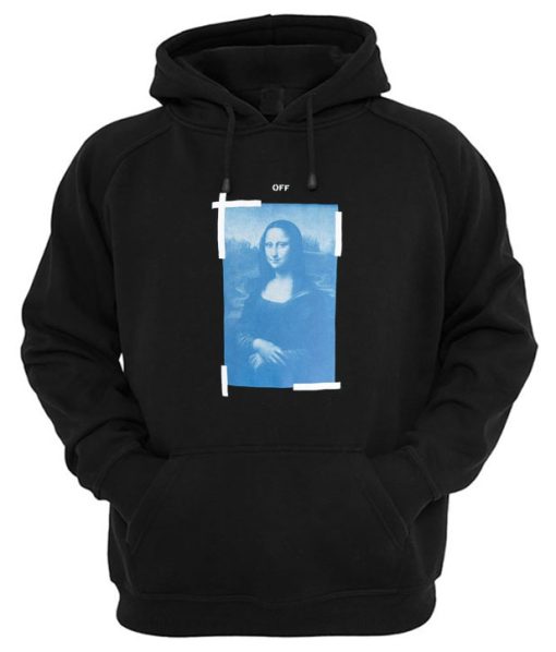 Mona Lisa Graphic Print Hoodie