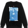 Mona Lisa Graphic Print Sweatshirt