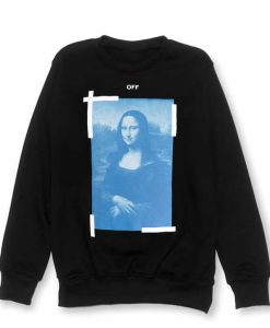 Mona Lisa Graphic Print Sweatshirt