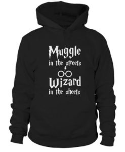 Muggle in The Streets Wizard In The Sheets Hoodie