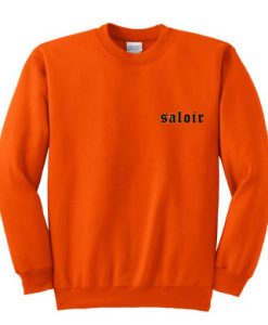 Saloir Pocket Print Sweatshirt