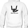 Share The Love Hand sign Hoodie