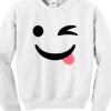 Silly Wink Emoji Sweatshirt