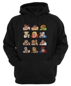 Street Fighter 2 Characters Hoodie