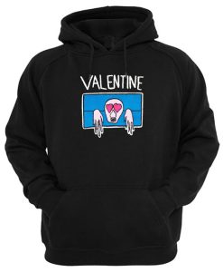 Valentine Graphic Print Hoodie