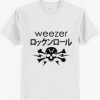 Weezer Skull and Crossbones T Shirt