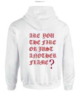 AreYou The Fire Or Just Another Flame Hoodie Back