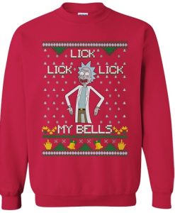 Lick My Bells Christmas sweatshirt