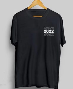 2022 Chest Print T-Shirt
