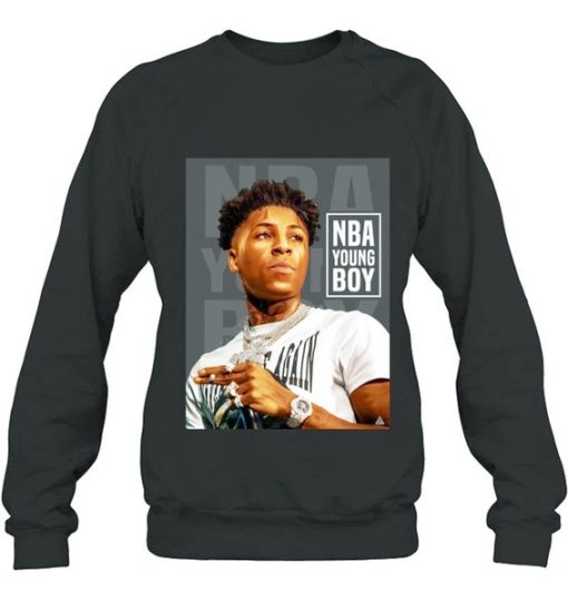 NBA Young Boy Poster Sweatshirt