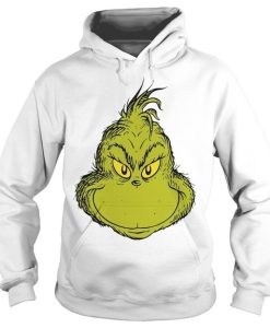 Dr Seuss Grinch Face Hoodie