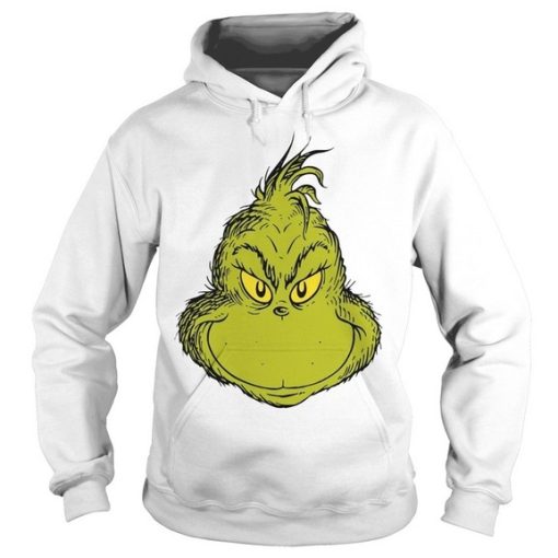 Dr Seuss Grinch Face Hoodie