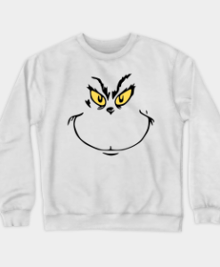 Grinch Face Crewneck Sweatshirt