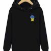 I Stand With Ukraine Pocket Print Hoodie