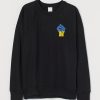 I Stand With Ukraine Pocket Print Sweatshirt