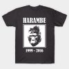 RIP Harambe Gorilla T Shirt
