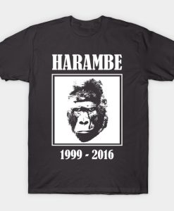 RIP Harambe Gorilla T Shirt