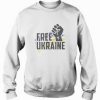 Free Ukraine Crewneck Sweatshirt